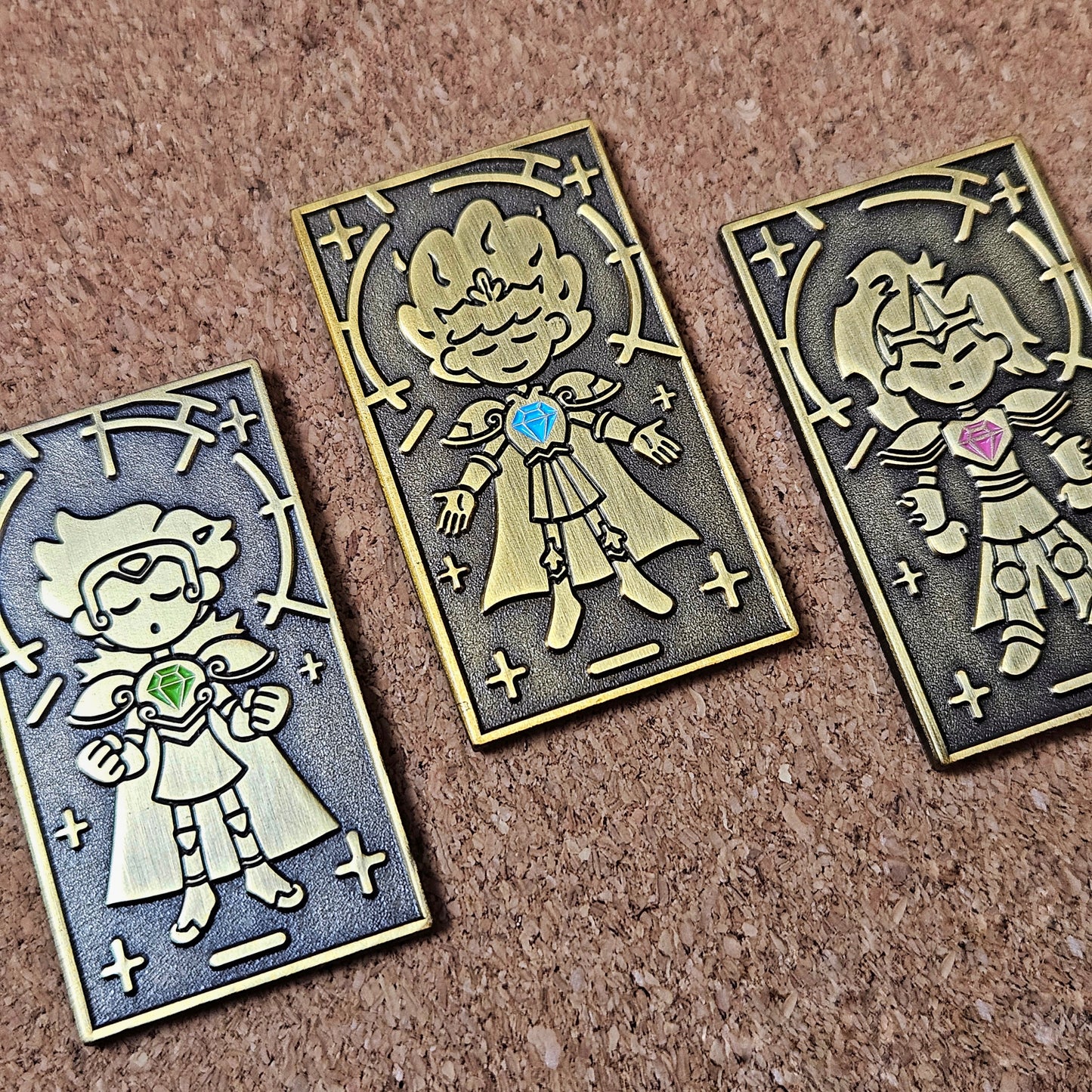 Calamity Trio Pins