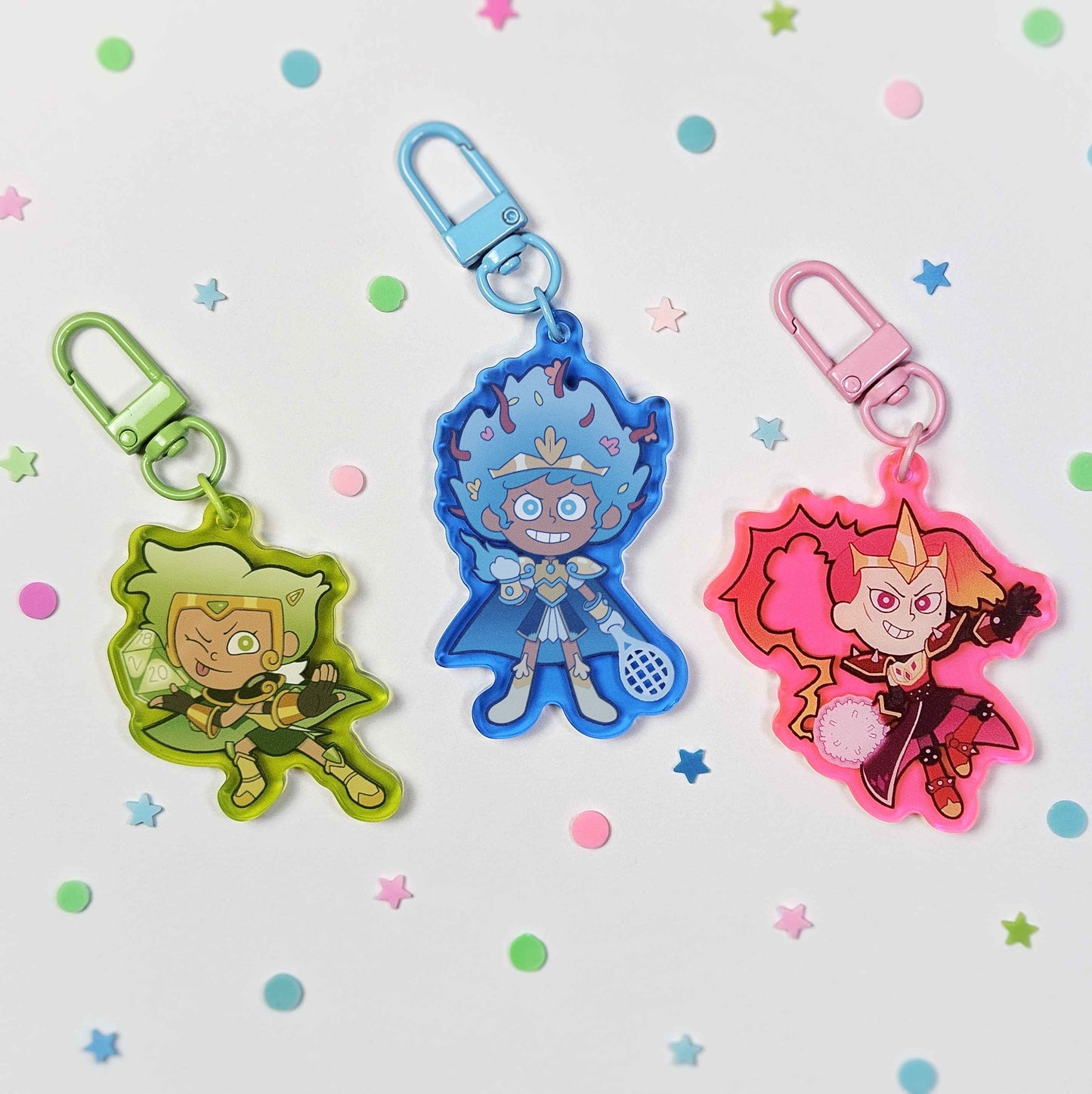 Calamity Trio Keychains