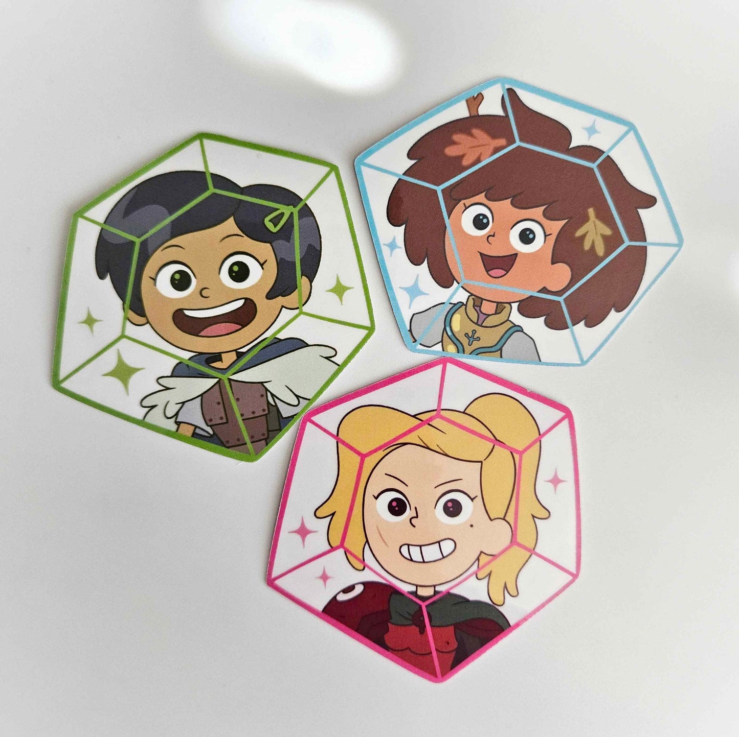 Amphibia Clear Gem Stickers