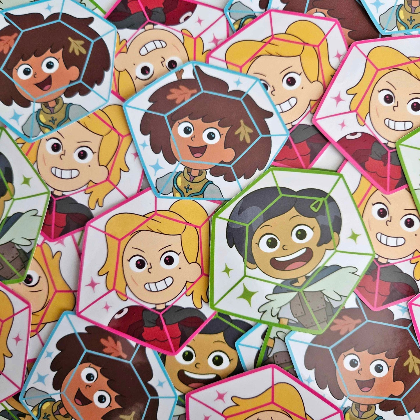 Amphibia Clear Gem Stickers