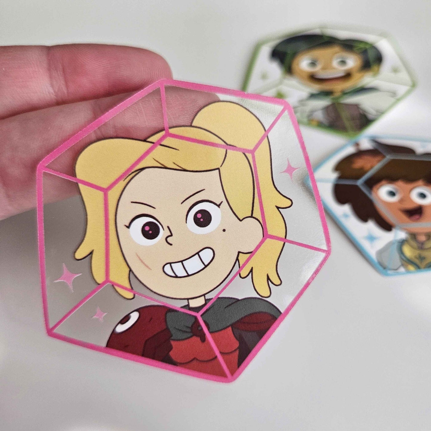 Amphibia Clear Gem Stickers