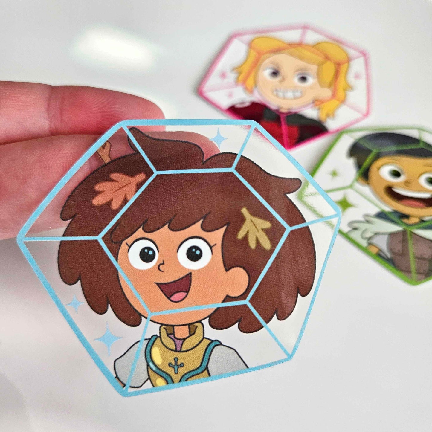 Amphibia Clear Gem Stickers