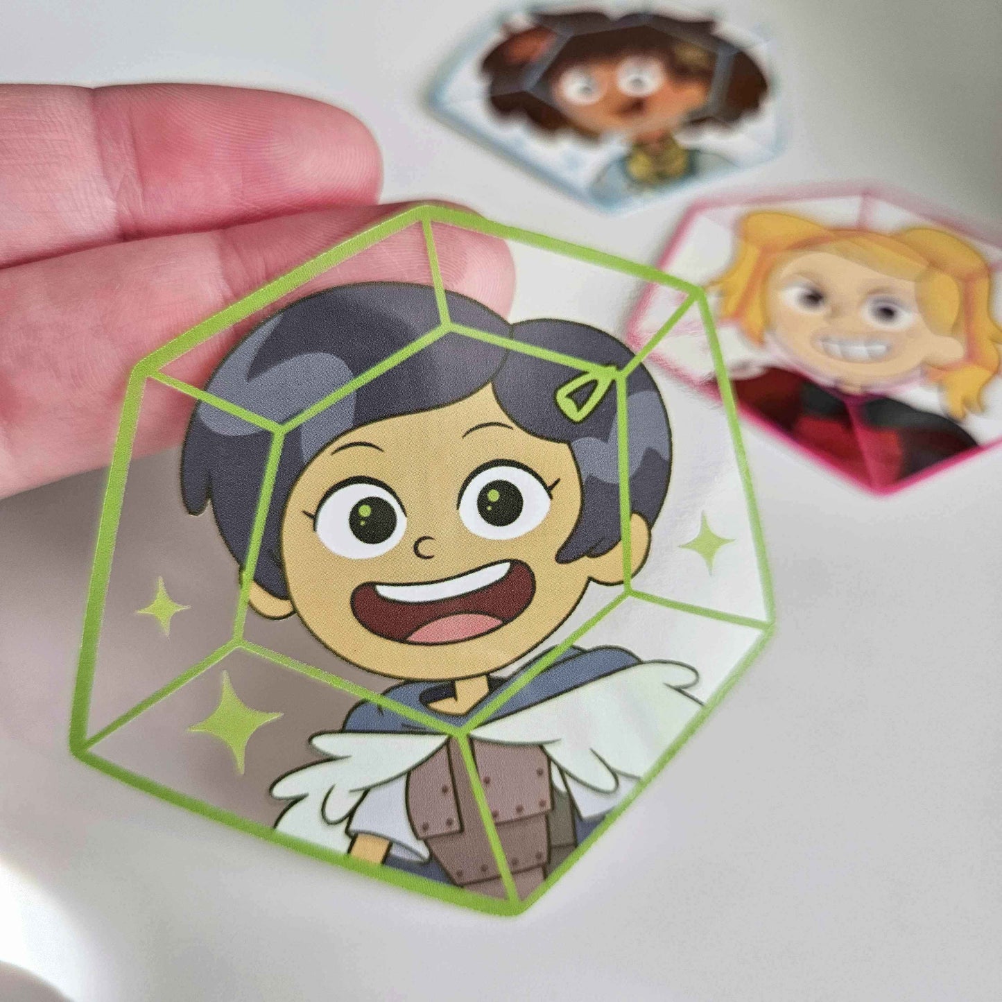 Amphibia Clear Gem Stickers